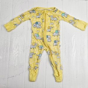 Little Sleepies Yellow Elephant Zippy